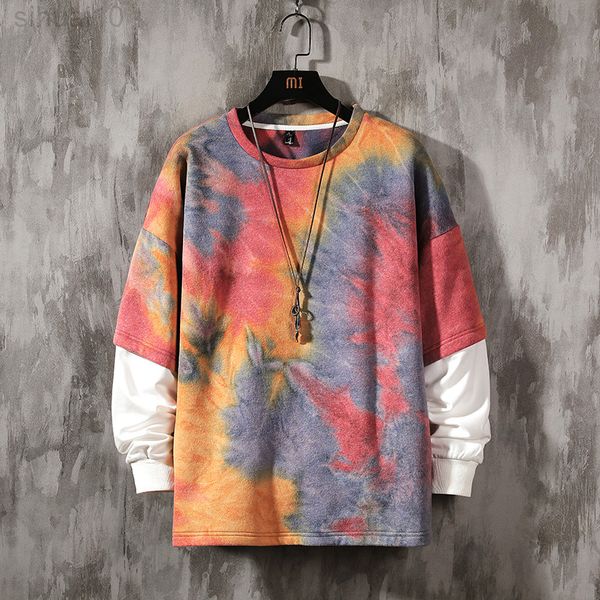 mannen harajuku tie dye oversized hoodies 2020 herfst mens patchwork streetwear sweatshirts man cotton hip hop hoodie l220730, Black
mannen harajuku tie dye oversized hoodies 2020 herfst mens patchwork streetwear sweatshirts man cotton hip hop hoodie l220730, Black