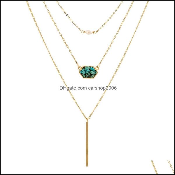 pendant necklaces pendants jewelry cool turquoises mtilayer choker necklace women long bohemian gold chain fashion gifts drop delivery 202, Silver
pendant necklaces pendants jewelry cool turquoises mtilayer choker necklace women long bohemian gold chain fashion gifts drop delivery 202, Silver