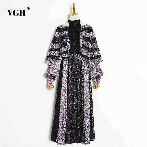 halter dress for women lantern long sleeve patchwork lace designer high waist hit color dresses female autumn clothing 210507, Black;gray
halter dress for women lantern long sleeve patchwork lace designer high waist hit color dresses female autumn clothing 210507, Black;gray