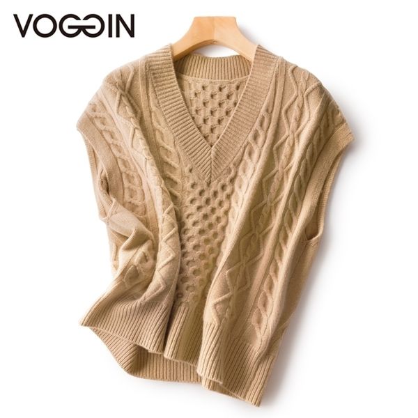 voggin sweater fabric tank women vest vneck knitted pullover style collection y201128, Black;white
voggin sweater fabric tank women vest vneck knitted pullover style collection y201128, Black;white