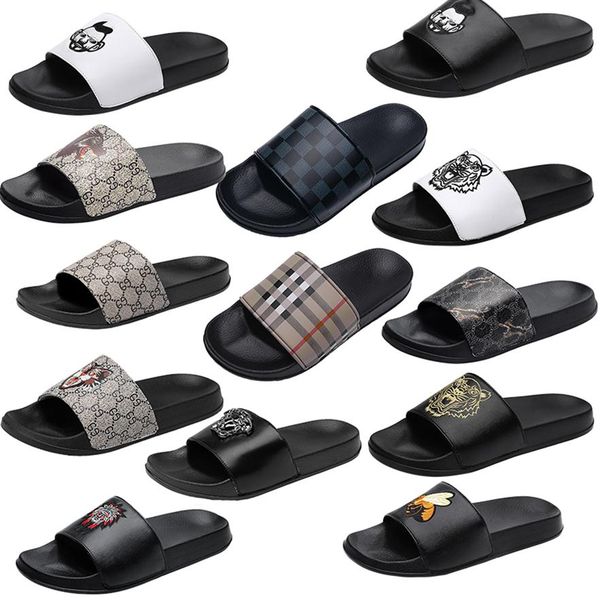 luxury brand men slides shoes slippers summer sandals beach slide flat designer classic checkered pattern print avatar flip flops 262s, Black
luxury brand men slides shoes slippers summer sandals beach slide flat designer classic checkered pattern print avatar flip flops 262s, Black