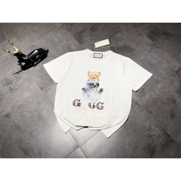 summer explosion 21 summer fashion brand astronaut bear print short sleeve t-shirt round neck loose casual, White
summer explosion 21 summer fashion brand astronaut bear print short sleeve t-shirt round neck loose casual, White