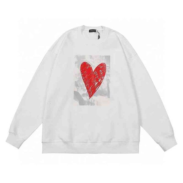 men's hoodies sweatshirts autumn and winter fashion brand amere me graffiti red love round neck sweater batch, Black
men's hoodies sweatshirts autumn and winter fashion brand amere me graffiti red love round neck sweater batch, Black