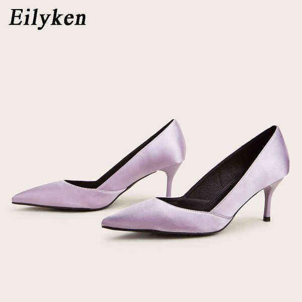 dress shoes eilyken 2022 new design silk women pumps shallow pointed toe thin heel solid color ladies autumn wedding party handmade 220507, Black
dress shoes eilyken 2022 new design silk women pumps shallow pointed toe thin heel solid color ladies autumn wedding party handmade 220507, Black