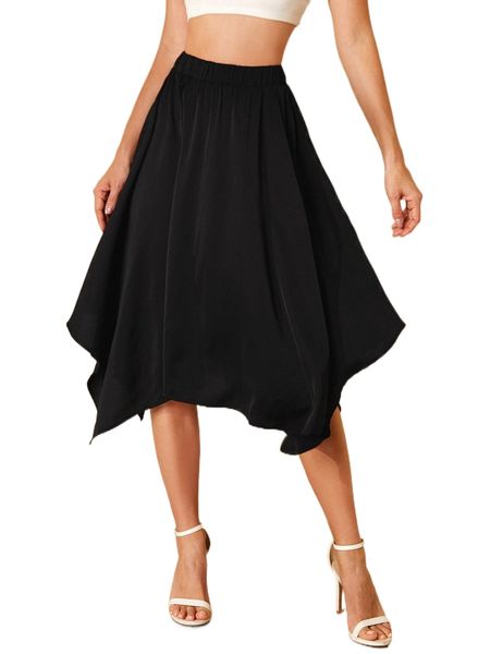 elastic w.aist a.symmetrical hem s.kirt n05h#, Black
elastic w.aist a.symmetrical hem s.kirt n05h#, Black