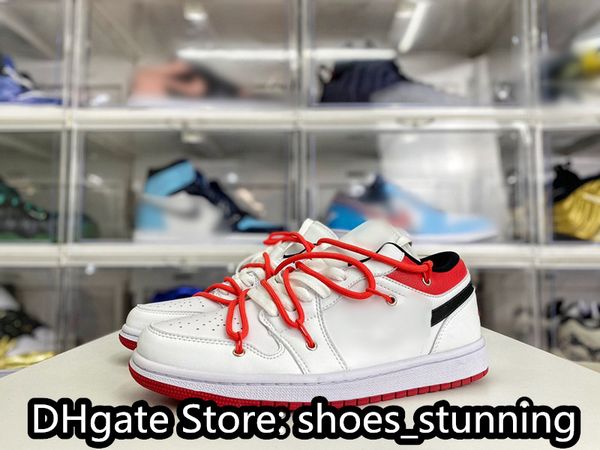 shoes jumpman 1 low white red classic low-culture casual sports basketball shoes leather trainers ship shoebox size 36-46
shoes jumpman 1 low white red classic low-culture casual sports basketball shoes leather trainers ship shoebox size 36-46