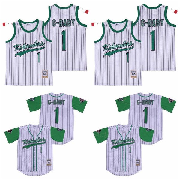 men moive baseball kekambas 1 g-baby jarius evans jersey embroidery and sewing pinstripe white color team for sport fans hiphop breathable c, Black
men moive baseball kekambas 1 g-baby jarius evans jersey embroidery and sewing pinstripe white color team for sport fans hiphop breathable c, Black