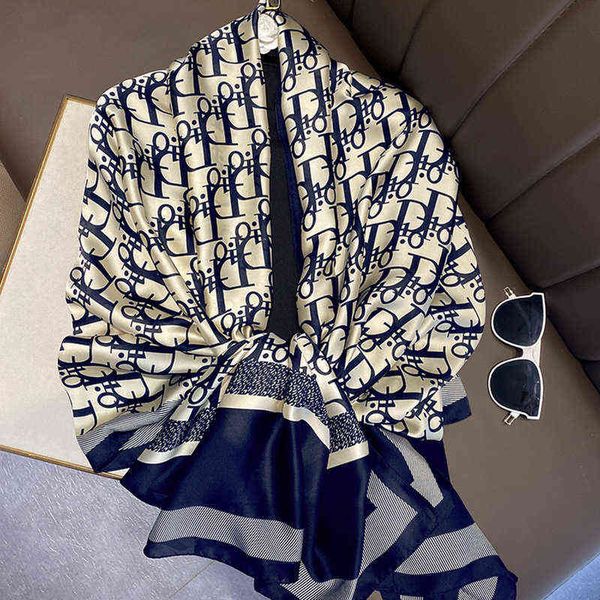 3dmq brocade satin printed silk scarf spring and summer new female fashion beach towel sunscreen shawl live broadcast chaopai, Blue;gray
3dmq brocade satin printed silk scarf spring and summer new female fashion beach towel sunscreen shawl live broadcast chaopai, Blue;gray