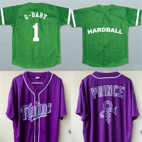 xflsp g-baby #1 hardball prince night jersey movie baseball jersey new sewn any name vintage s to 3xl green, Black
xflsp g-baby #1 hardball prince night jersey movie baseball jersey new sewn any name vintage s to 3xl green, Black