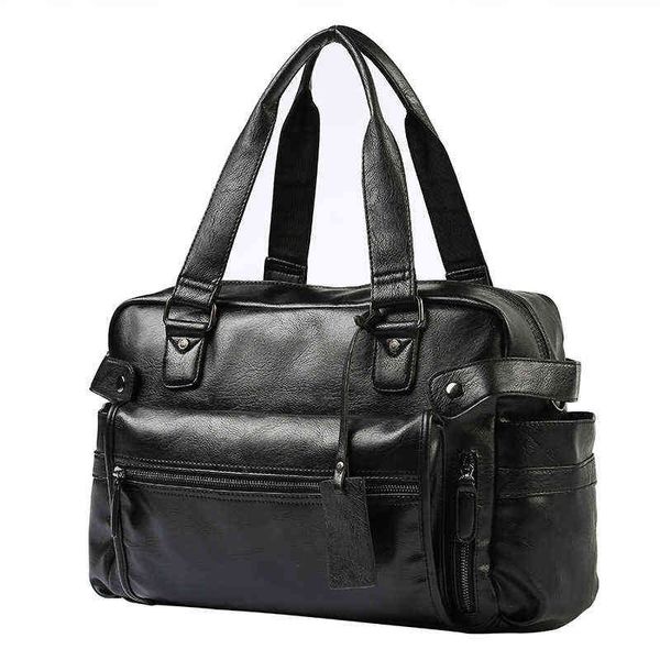 men's briefcase messenger shoulder bags large capacity duffel handbag business travel leather computer bags lapmultifunction 220626
men's briefcase messenger shoulder bags large capacity duffel handbag business travel leather computer bags lapmultifunction 220626