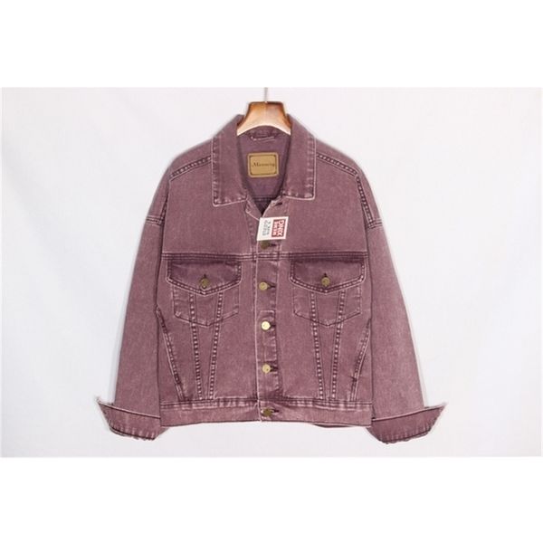 obrix spring autumn thick denim jacket casual style streetwear square collar full sleeve loose outerwear for women 201210, Black;brown
obrix spring autumn thick denim jacket casual style streetwear square collar full sleeve loose outerwear for women 201210, Black;brown