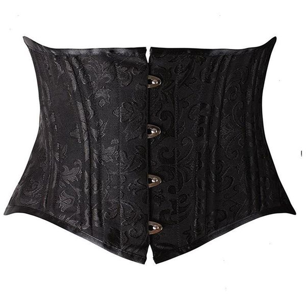 women gothic underbust waist corset womens shapers slimming bustiers lace up steampunk belly sheath belt steel boned plus size corselet, Black;white
women gothic underbust waist corset womens shapers slimming bustiers lace up steampunk belly sheath belt steel boned plus size corselet, Black;white