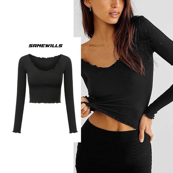 158ins super fire chest clavicle exposed long sleeve bottoming shirt elastic tight thin t-shirt blouse 2022, White
158ins super fire chest clavicle exposed long sleeve bottoming shirt elastic tight thin t-shirt blouse 2022, White