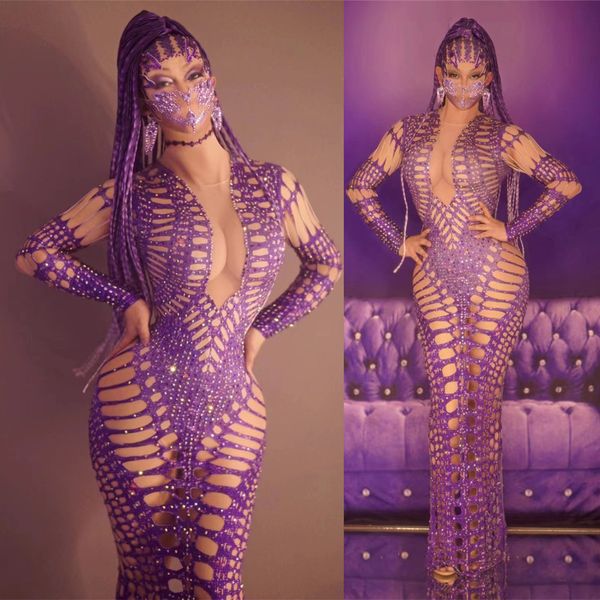 purple prints rhinestones crystal hollow out long dress women birthday prom evening party celebrity nightclub stage singer concert performan, Black;pink
purple prints rhinestones crystal hollow out long dress women birthday prom evening party celebrity nightclub stage singer concert performan, Black;pink