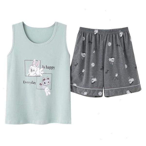 arrival summer cotton womens vest sleepwears pajamas set cartoon pyjamas women homewear clothes sleeveless -xxl sleepwear, Black;red
arrival summer cotton womens vest sleepwears pajamas set cartoon pyjamas women homewear clothes sleeveless -xxl sleepwear, Black;red
