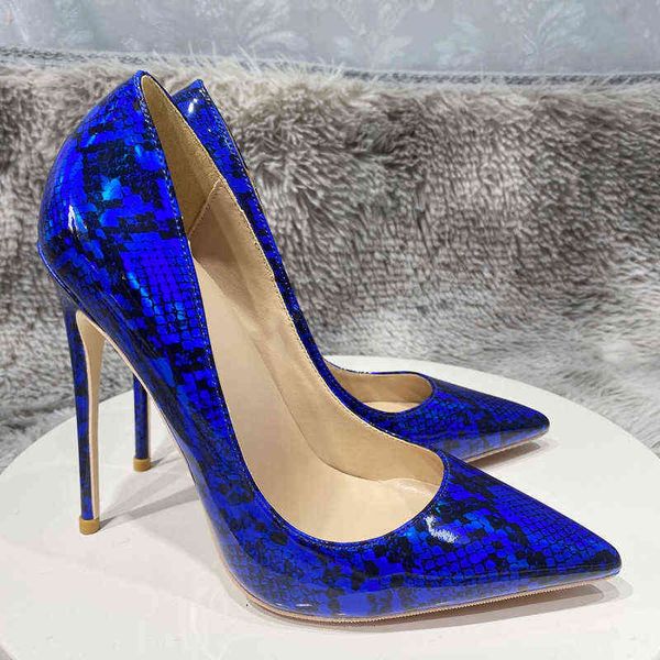 snake high heels blue printing leather women super high heels ladies pointed toe stiletto pumps slip on party shoes 12cm t220730, Black
snake high heels blue printing leather women super high heels ladies pointed toe stiletto pumps slip on party shoes 12cm t220730, Black