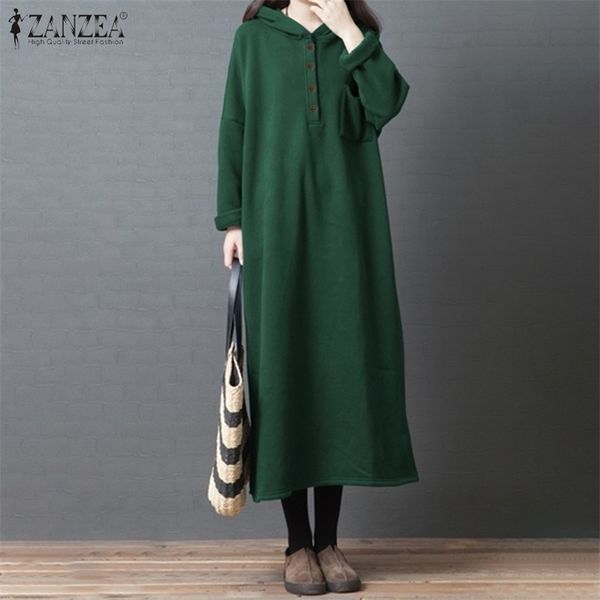 zanzea winter women hoodies long sleeve dress autumn long sweatshirt dress fleece vestido hooded dresses baggy vintage sundress 201008, White;black
zanzea winter women hoodies long sleeve dress autumn long sweatshirt dress fleece vestido hooded dresses baggy vintage sundress 201008, White;black