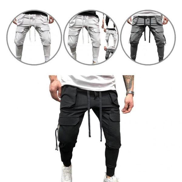 men's pants men's pants cargo slim skin-touch elastic waist solid color drawstring men sports for trekking, Black
men's pants men's pants cargo slim skin-touch elastic waist solid color drawstring men sports for trekking, Black