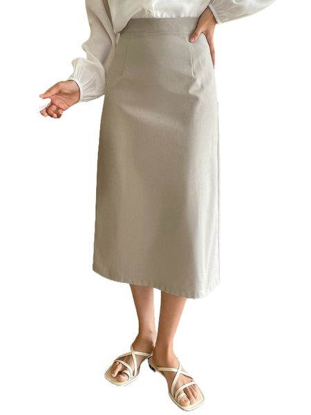 dazy split back straight skirt 24jn#, Black
dazy split back straight skirt 24jn#, Black