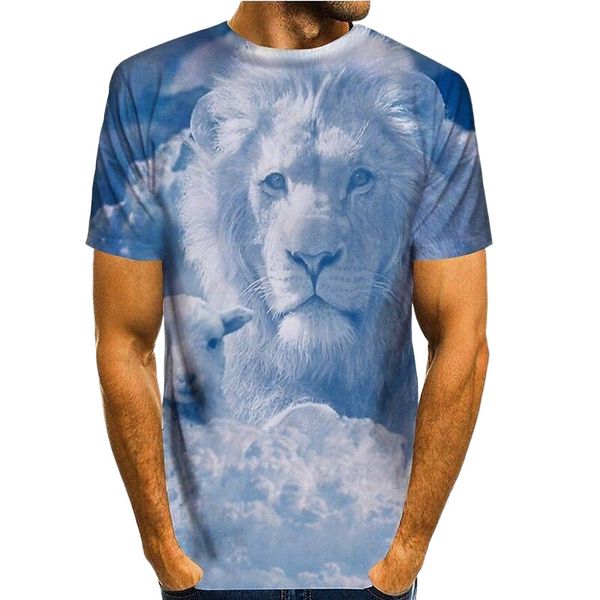 men's tee t shirt shirt 3d print lion animal round neck casual daily print short sleeve basic designer streetwear exaggerated blue and, White;black
men's tee t shirt shirt 3d print lion animal round neck casual daily print short sleeve basic designer streetwear exaggerated blue and, White;black
