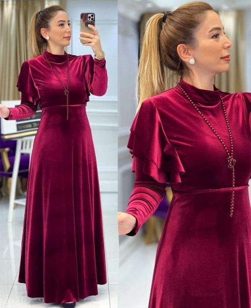 vintage long velvet high neck evening dresses mermaid prom gowns robes de soiree floor length party gowns, Black;red
vintage long velvet high neck evening dresses mermaid prom gowns robes de soiree floor length party gowns, Black;red