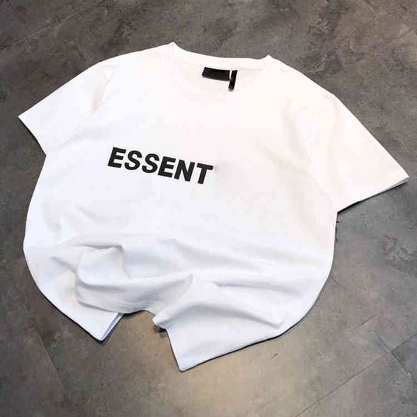 22 new ess letter brand men's fashion pure cotton short sleeve summer clothing t-shirt, White;black
22 new ess letter brand men's fashion pure cotton short sleeve summer clothing t-shirt, White;black