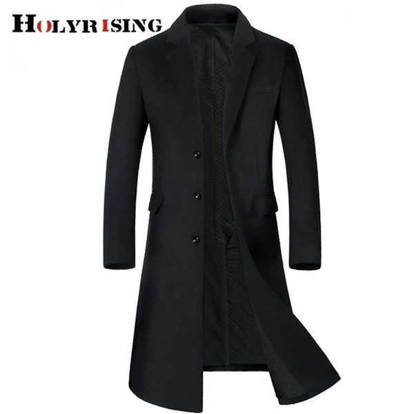 holyrising men long wool coat thicken men's trench coat men's cashmere coat high-quality woolen overcoat long parka 19036-5 201127, Black;brown
holyrising men long wool coat thicken men's trench coat men's cashmere coat high-quality woolen overcoat long parka 19036-5 201127, Black;brown