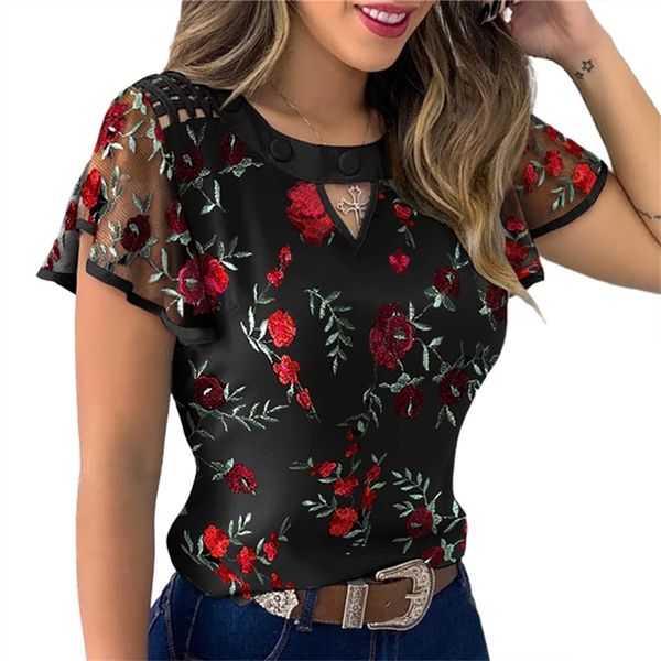 4 styles women ladies ruffle sleeve pullover dot polk embroidery floral print blouse ol casual chiffon jumper tee 220618, White
4 styles women ladies ruffle sleeve pullover dot polk embroidery floral print blouse ol casual chiffon jumper tee 220618, White