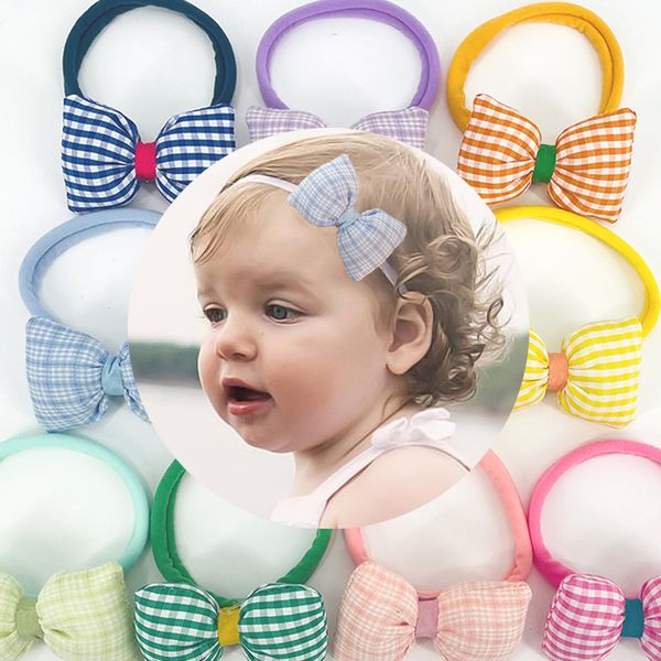 baby nylon elastic headband children kids hair accessories checkered bow hairbands infant girls nylon bow headwear, Slivery;white
baby nylon elastic headband children kids hair accessories checkered bow hairbands infant girls nylon bow headwear, Slivery;white