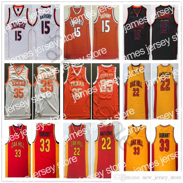 james ncaa syracuse carmelo orange #15 anthony oak hill high school 22 anthony 33 durant texas kevin longhorns 35 durant college basketball, Black
james ncaa syracuse carmelo orange #15 anthony oak hill high school 22 anthony 33 durant texas kevin longhorns 35 durant college basketball, Black