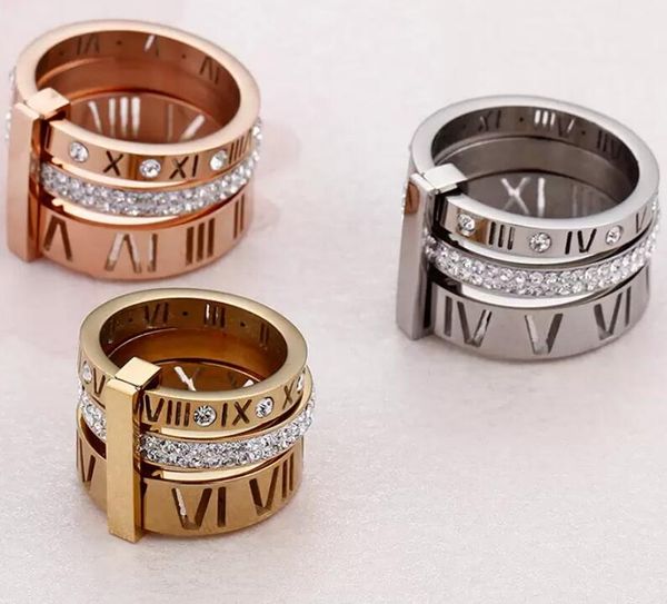 designer rhinestone ring for women stainless steel fashion rose gold roman numerals finger rings femme wedding engagement rings jewelry, Silver
designer rhinestone ring for women stainless steel fashion rose gold roman numerals finger rings femme wedding engagement rings jewelry, Silver