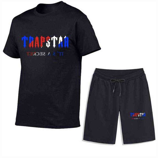 sportswear fashion designer men's tracksuits summer shirt 2022 trapstar printed two piece brand tee cotton short sleeve t-shirt shorts, Gray
sportswear fashion designer men's tracksuits summer shirt 2022 trapstar printed two piece brand tee cotton short sleeve t-shirt shorts, Gray