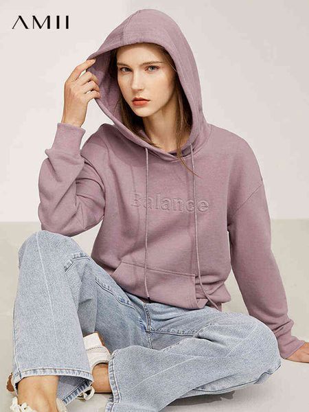 amii minimalism women's hoodies casual hooded loose sweatshirt streetwear embossed pullover female women clothing 12140847 t220726, Black
amii minimalism women's hoodies casual hooded loose sweatshirt streetwear embossed pullover female women clothing 12140847 t220726, Black