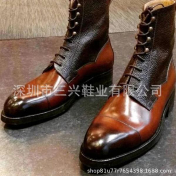 boots designer men's brown round head winter captain jack casual low heel daily front lace up fashion martin boots ps515, Black
boots designer men's brown round head winter captain jack casual low heel daily front lace up fashion martin boots ps515, Black