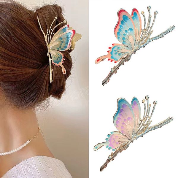 vintage painted butterfly women hair claws luxury hair clips for girl crab large size fashion barrette headwear hair accessories, Slivery;golden
vintage painted butterfly women hair claws luxury hair clips for girl crab large size fashion barrette headwear hair accessories, Slivery;golden