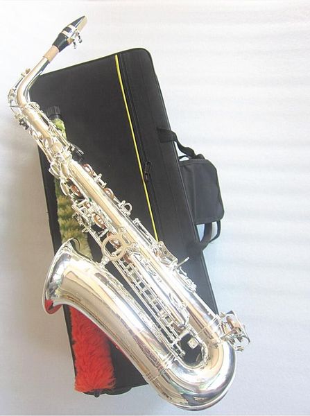 new eb alto saxophone silvering brass sax body e-flat music instruments sax
new eb alto saxophone silvering brass sax body e-flat music instruments sax