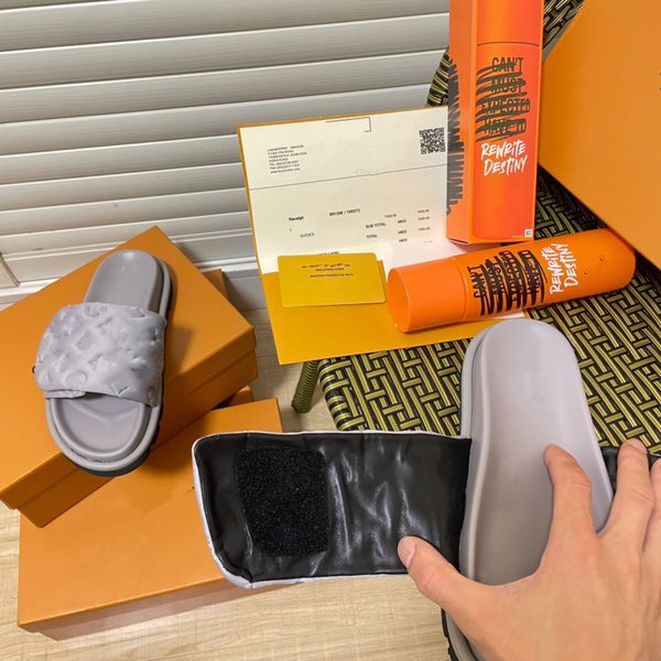 designer men women sandals with correct box dust bag fashion print slide summer wide comfortable flat slippers size 35-48 rqsk, Black
designer men women sandals with correct box dust bag fashion print slide summer wide comfortable flat slippers size 35-48 rqsk, Black