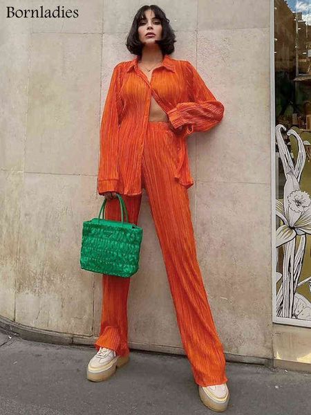 bornladies 2022 spring autumn long sleeve loose pleated wide leg pants two piece set retro design casual suit t220729, Gray
bornladies 2022 spring autumn long sleeve loose pleated wide leg pants two piece set retro design casual suit t220729, Gray