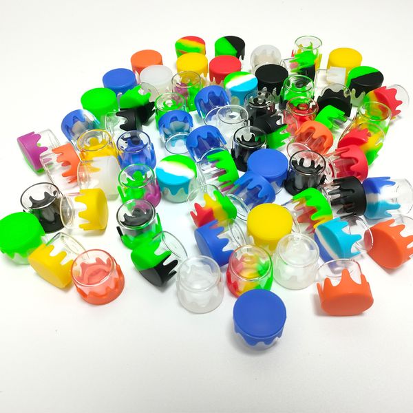 6 ml glass container empty bottle non stick concentrate containers wax rosin small glass jar with silicone lid
6 ml glass container empty bottle non stick concentrate containers wax rosin small glass jar with silicone lid
