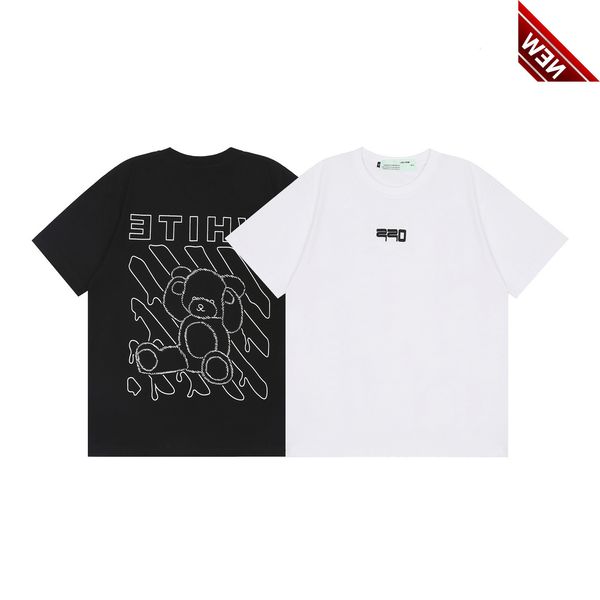 summer new off short sleeve t-shirt bear cordon cartoon print casual style men's and women's bottom shirt, White;black
summer new off short sleeve t-shirt bear cordon cartoon print casual style men's and women's bottom shirt, White;black
