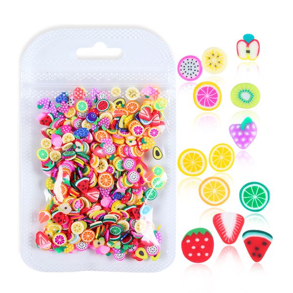 10g nails 3d mix fruit flower slices sticker slime polymer clay diy designs women nail art decoration nails tips manicure accessories 240, Silver;gold
10g nails 3d mix fruit flower slices sticker slime polymer clay diy designs women nail art decoration nails tips manicure accessories 240, Silver;gold
