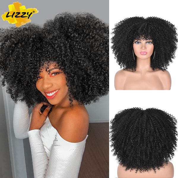 lx brand 14"short afro kinky curly wigs with bangs for black women blonde mixed brown synthetic cosplay african wigs heat resistant lizz
lx brand 14"short afro kinky curly wigs with bangs for black women blonde mixed brown synthetic cosplay african wigs heat resistant lizz