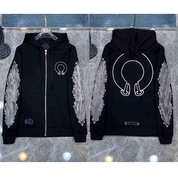 fashion men's brand jackets designer luxury zipper sweatshirts horseshoe cross print ch hoodies men women coat casual pullover loose h, Black;brown
fashion men's brand jackets designer luxury zipper sweatshirts horseshoe cross print ch hoodies men women coat casual pullover loose h, Black;brown