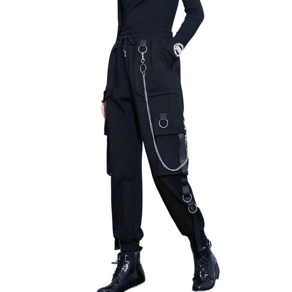 men's thermal underwear streetwear cargo pants women casual joggers black high waist loose female trousers korean style ribbon ladies d, Black;white
men's thermal underwear streetwear cargo pants women casual joggers black high waist loose female trousers korean style ribbon ladies d, Black;white