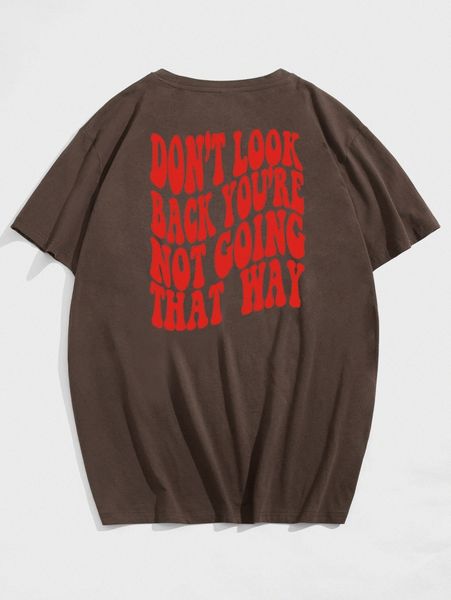 romwe guys slogan graphic tee x6ho#, White;black
