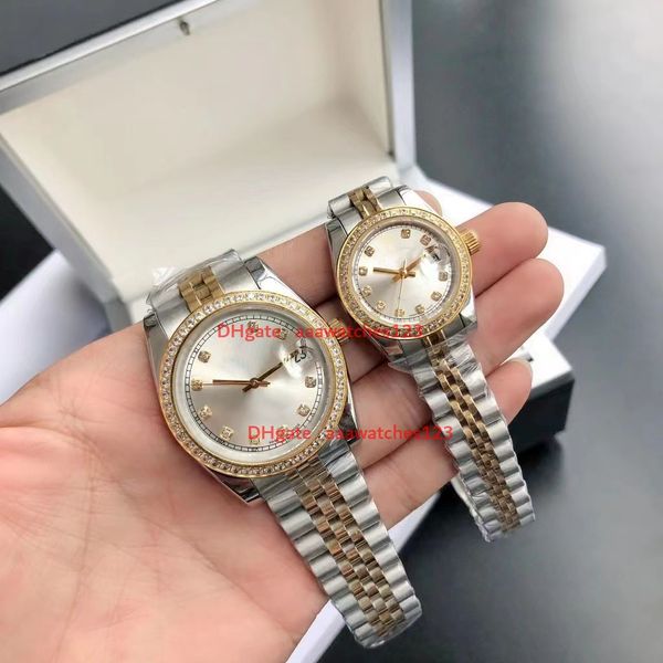 couples wristwatches diamond automatic mechanical designer luxury watch womens 31/36/41mm gold black style classic stainless steel men watch, Slivery;brown
couples wristwatches diamond automatic mechanical designer luxury watch womens 31/36/41mm gold black style classic stainless steel men watch, Slivery;brown