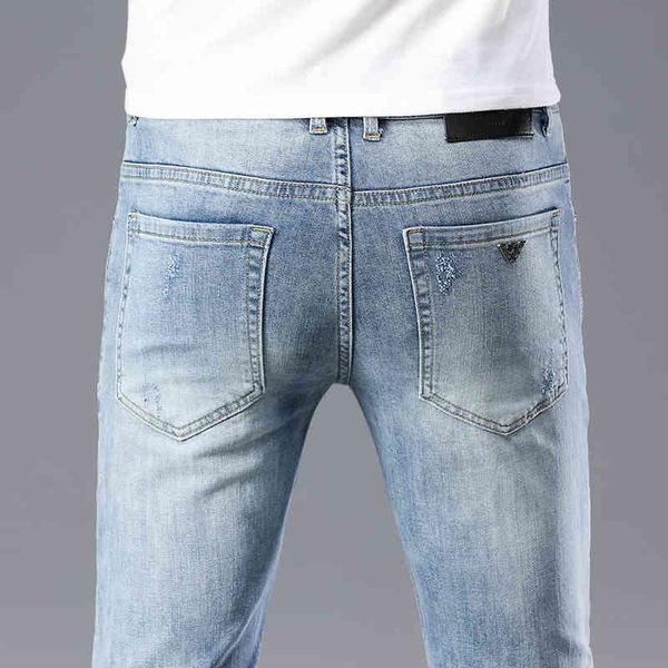 men's jeans spring men's small legged slim fit pants fashion casual jeans quick selling wear pe1w, Blue
men's jeans spring men's small legged slim fit pants fashion casual jeans quick selling wear pe1w, Blue