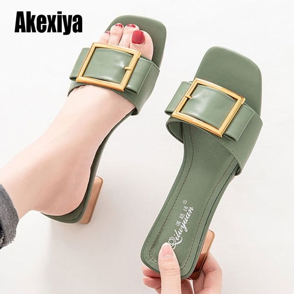 women slippers buckle leather slides shoes solid thick sole heels beach sandals women outside slippers summer s281 210301, Black
women slippers buckle leather slides shoes solid thick sole heels beach sandals women outside slippers summer s281 210301, Black