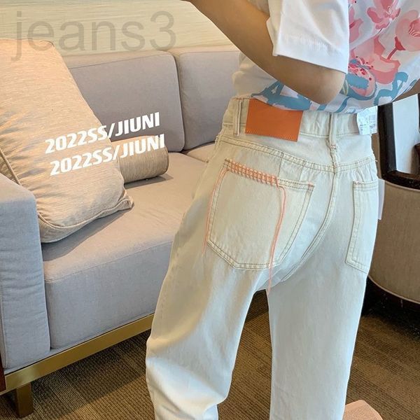 women's jeans designer white straight 2022 spring new design sense of minority high waist loose pants street fashion 73kz, Blue
women's jeans designer white straight 2022 spring new design sense of minority high waist loose pants street fashion 73kz, Blue