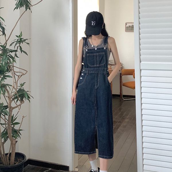 chic cowboy strap dress children new style summer design feeling small crowd, Black;gray
chic cowboy strap dress children new style summer design feeling small crowd, Black;gray